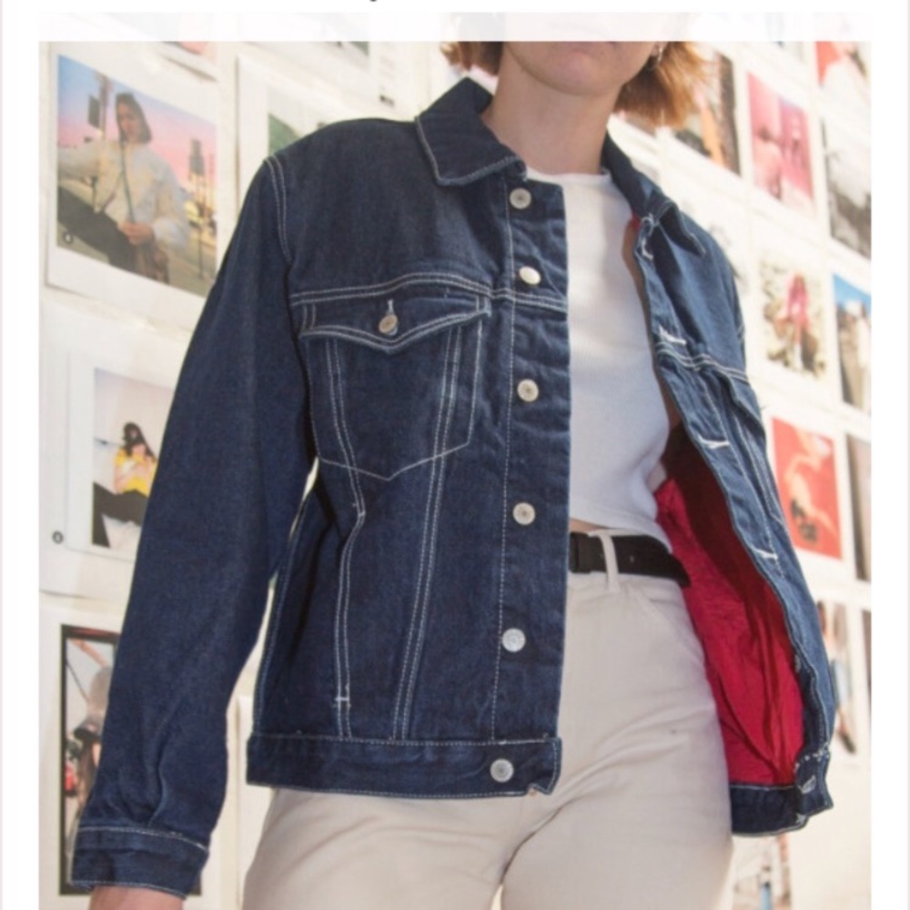 Brandy Melville Shaine denim trucker jacket - Picture 4 of 4